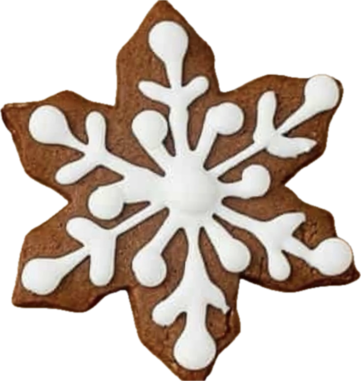 Gingerbread Snowflake